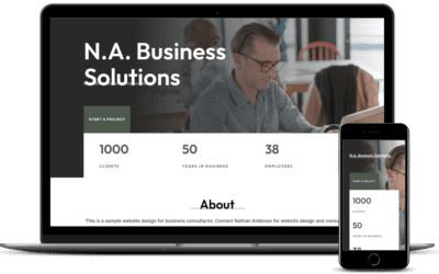 Website Design for Business Consultants