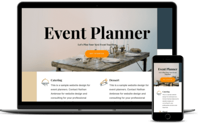 Website Design for Event Planners