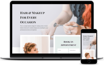 Website Design for Makeup Artists